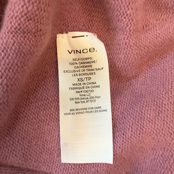 Vince Cashmere Turtleneck Sweater Size XS - Picture 6 of 10